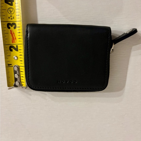 Coach Coin pouch unisex  Black Leather - Picture 3 of 7
